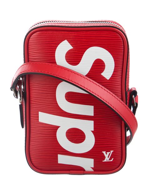 red lv bag with supreme|louis vuitton x supreme sneakers.